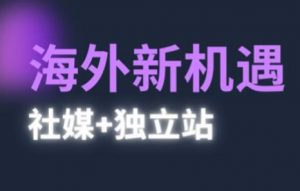 2025出海新机遇(社媒+独立站)，海外新机遇，实现独立站的高效运营与出海-易得个人分享