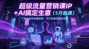 超级流量营销课IP+AI搞定生意（5月新课）干货十足的流量指南，可行性强的提效攻略-易得个人分享