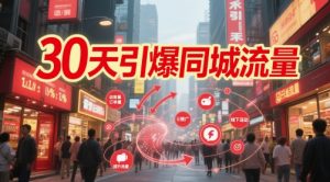 30天引爆同城流量：团购篇 认知篇 流量篇 来客篇 达人篇 老板人设IP篇 投流篇-易得个人分享