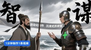 扣子工作流一键生成沉浸式历史故事，一天工作量，3分钟搞定-易得个人分享