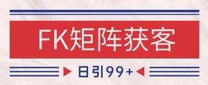 小红书某音FK赛道引流获客 自热矩阵日引200+【揭秘】-易得个人分享
