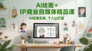 Ai绘画+IP商业自媒体精品课，Ai绘画实操，个人ip打造-易得个人分享
