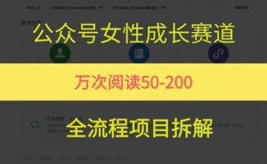 公众号女性赛道，最近爆火系列，条条作品阅读量10w+-易得个人分享