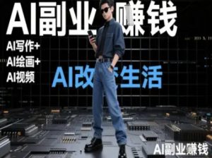 AI改变生活(Ai写作+AI绘画+Ai视频),AI副业挣钱-易得个人分享