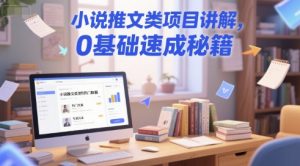小说推文类项目讲解，0 基础速成秘籍-易得个人分享