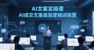 AI文案实操课，AI成交文案底层逻辑训练营-易得个人分享