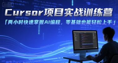 Cursor项目实战训练营，两小时快速掌握AI编程，零基础也能轻松上手-易得个人分享