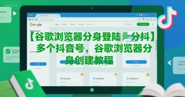 谷歌浏览器分身登陆多个抖音号，谷歌浏览器分身创建教程-易得个人分享