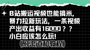 b站掘金计划？搬运视频也能挣拉新的收益，小白应该怎么玩！-易得个人分享