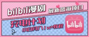 最新蓝海项目，B站充电计划，小白也能月入1w+-易得个人分享