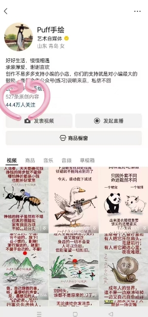 Puff手绘视频号分成项目，三天过分成计划，简单易上手，适合新手-易得个人分享