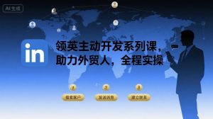领英主动开发系列课，助力外贸人，全程实操-易得个人分享