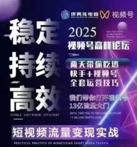 坏男孩电商视频号7月1号线下课，视频号短引、精细化模型打法，三频共振，无人，快手全站精细化运营-易得个人分享