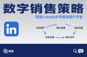 数字销售策略领英LinkedIn外贸精准客户开发-易得个人分享