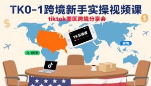 TK0-1跨境新手实操视频课，tiktok美区跨境分享会-易得个人分享