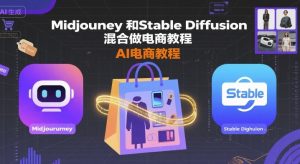 Midjourney和Stable Diffusion混合做电商教程-ai电商教程-易得个人分享