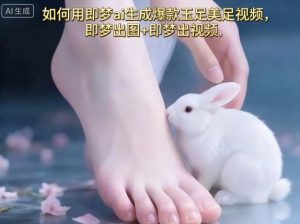 如何用即梦ai生成爆款玉足美足视频，即梦出图+即梦出视频，快速涨粉-易得个人分享
