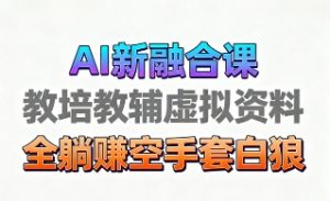 育儿教学教培新玩法，AI生成教学视频，市场大，操作简单，变现天花板非常高-易得个人分享