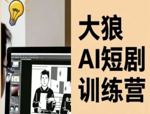 大狼AI短剧训练营-短剧课程（更新中）-易得个人分享