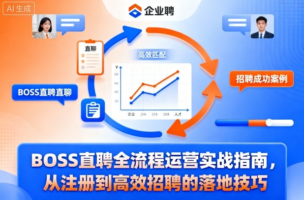 BOSS直聘全流程运营实战指南，从注册到高效招聘的落地技巧-易得个人分享
