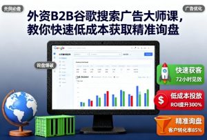 外资B2B谷歌搜索广告大师课，教你快速低成本获取精准询盘-易得个人分享