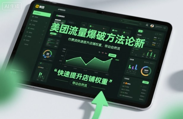 美团流量爆破方法论，付费流快速提升店铺权重，带动自然流-易得个人分享