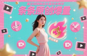 美女视频搬运去重技术教学，条条原创爆量-易得个人分享