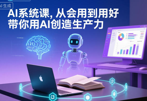 AI系统课，从会用到用好，带你用AI创造生产力-易得个人分享