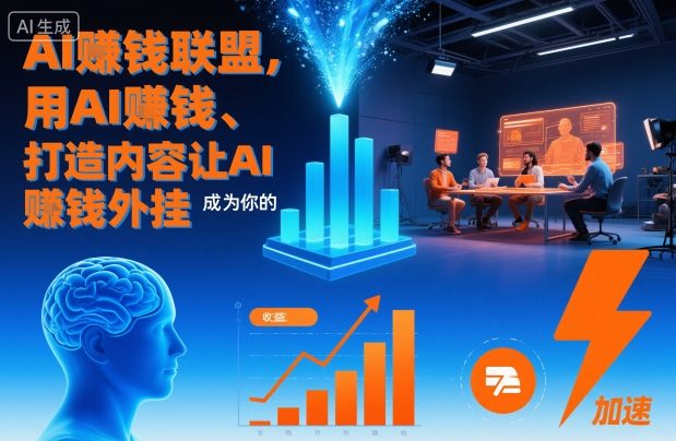 AI賺钱联盟，用AI賺钱、打造内容让AI成为你的賺钱外挂-易得个人分享