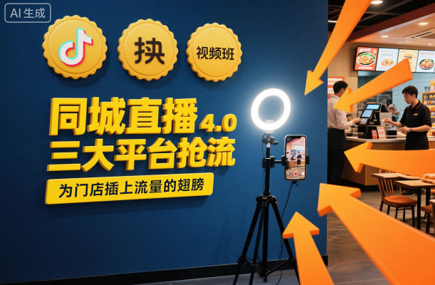 同城直播实操班4.0，三大平台抢流，为门店插上流量的翅膀-易得个人分享