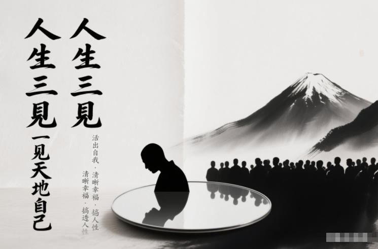 人生三见一见天地见众生见自己，活出自我拥有清晰幸福人生，搞透人性-易得个人分享