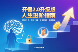 开悟2.0升级版人生进阶指南，洞察人性-思维升级-财富密码-自我圆满-易得个人分享