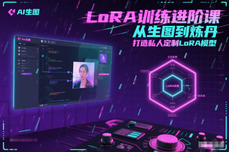 LoRA训练进阶课，从生图到炼丹，打造私人定制LoRA模型-易得个人分享