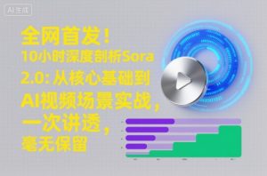 全网首发！10小时深度剖析Sora 2.0：从核心基础到AI视频场景实战，一次讲透，毫无保留-易得个人分享