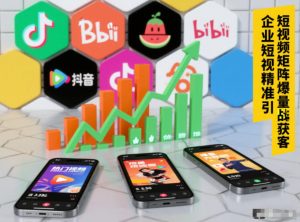 企业短视频精准引流矩阵获客，短视频矩阵爆量战法-易得个人分享