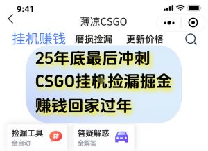 12月年底抓紧最后一个月，用CSGO游戏挂G捡漏掘金賺钱掘金，一部手机轻松日入5张+【揭秘】-易得个人分享