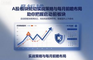 A股板块轮动实战策略与每月前瞻布局，助你把握启动前板块，规避风险，实现稳健盈利-易得个人分享
