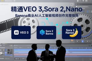 精通VEO 3，Sora 2，Nano Banana商业AI人工智能视频创作完整指南-易得个人分享