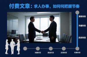 付费文章：求人办事，如何把握节奏-易得个人分享