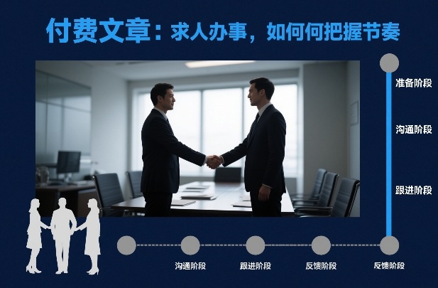 付费文章：求人办事，如何把握节奏-易得个人分享