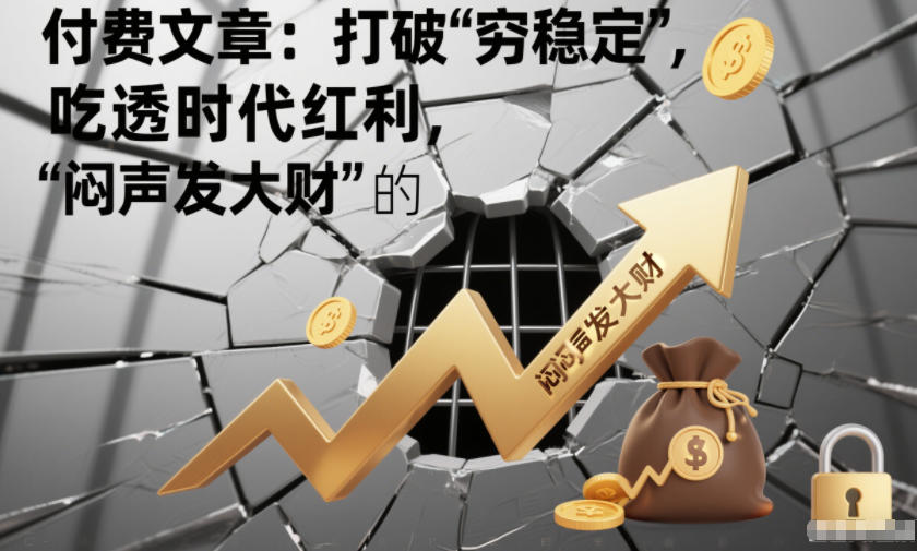 付费文章：打破“穷稳定”，吃透时代红利，“闷声发大财”的终极真谛-易得个人分享