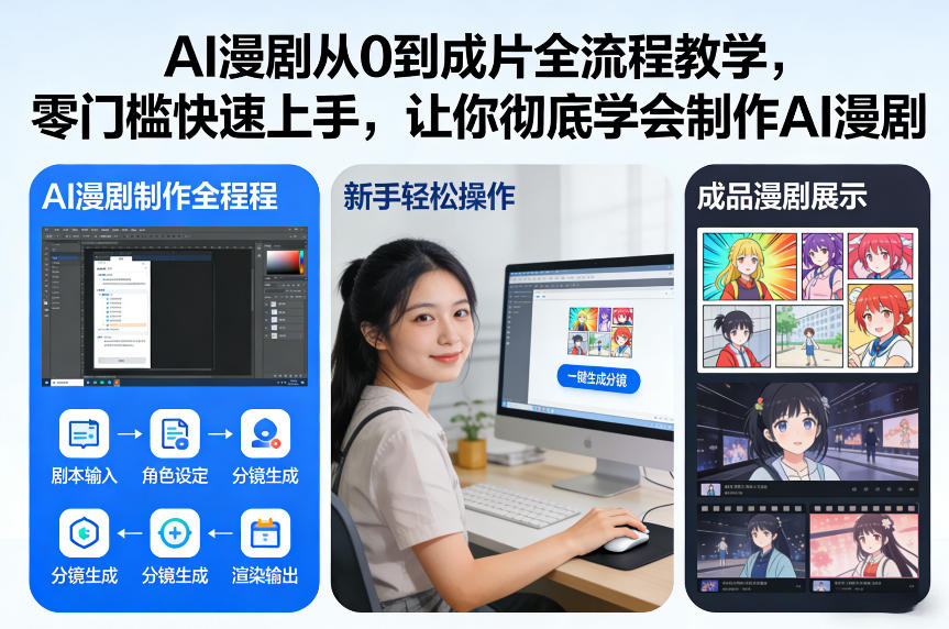 AI漫剧从0到成片全流程教学，零门槛快速上手，让你彻底学会制作AI漫剧【保姆级教程】-易得个人分享