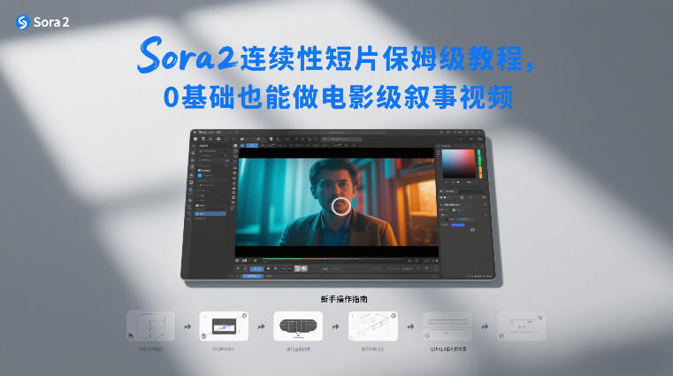 Sora2连续性短片保姆级教程，0基础也能做电影级叙事视频-易得个人分享