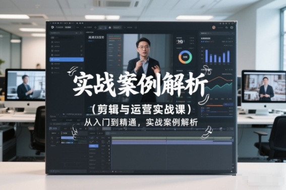 剪辑与运营实战课，从入门到精通，实战案例解析（更新2026）-易得个人分享