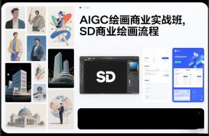 AIGC绘画商业实战班，SD商业绘画流程-易得个人分享