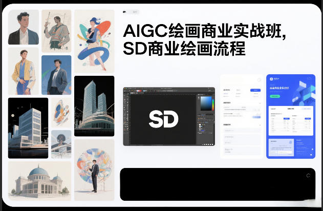 AIGC绘画商业实战班，SD商业绘画流程-易得个人分享