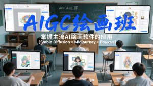 AIGC绘画班，掌握主流Ai绘画软件的应用（Stable Diffusion x Midjourney x Fooocus）-易得个人分享